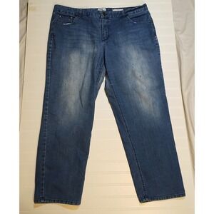 Just My Size JMS Womens Jeans‎ Classic Fit Denim Blue Size 22W Medium Wash Hanes